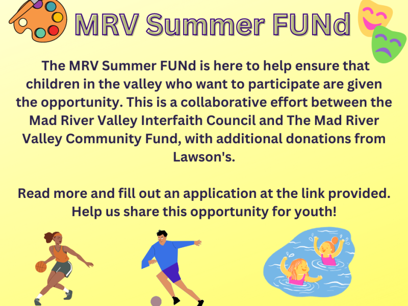 MRV Summer FUNd ~2023 Application